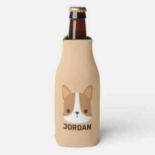 Porta-garrafa Cachorro Corgi Corgento com Nome Personalizado