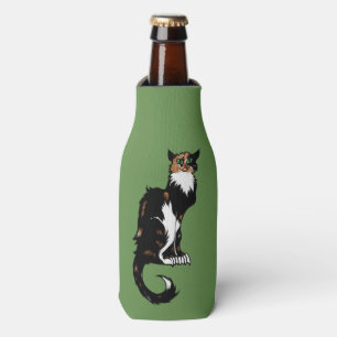 Porta-garrafa Calico Cat Art "Le Chat Noir" Calicos Parody Cats