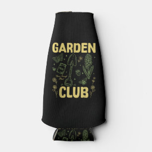 Porta-garrafa Camisa Retro Divertida do Clube do Jardim Planta F