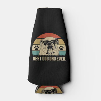 Porta-garrafa Camiseta Melhor Papai Bulldog Inglês Antigo de Tod