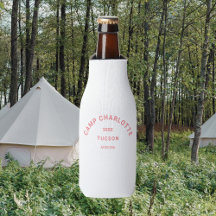 Camp Theme Bachelorette Pink Crest