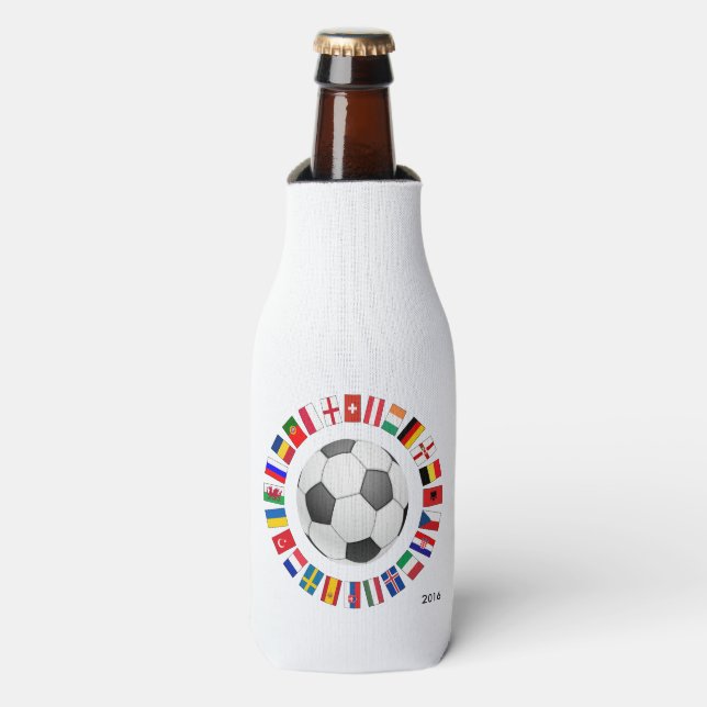 Porta-garrafa Campeonato Europeu de Futebol de 2016 (Frente da Garrafa)