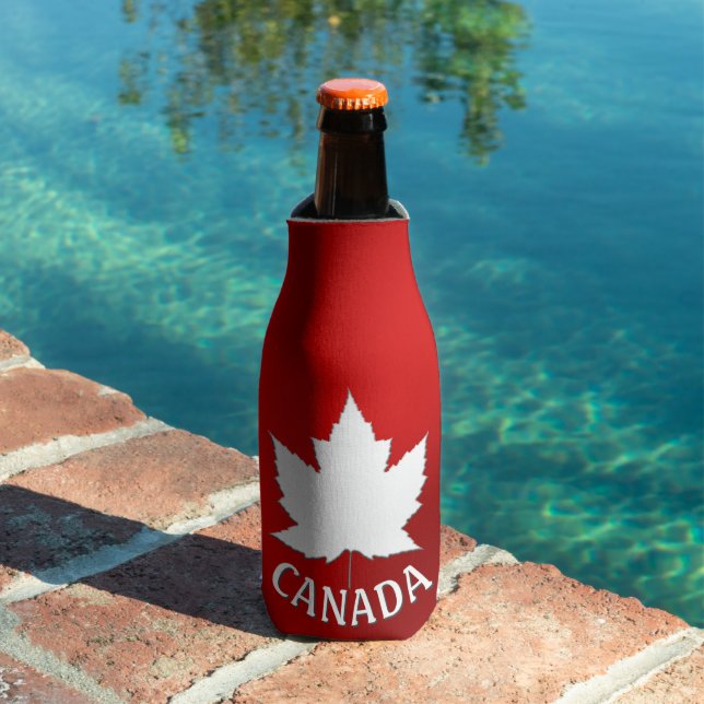 Porta-garrafa Canadá Mapeando Garrafa de Folha Refrigerante Pers (Piscina in situ)