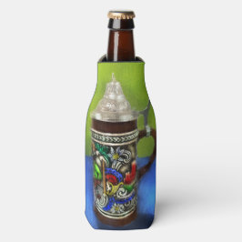 Porta-garrafa Caneca de cerveja de Cerveja Alemã com Tampa Azul