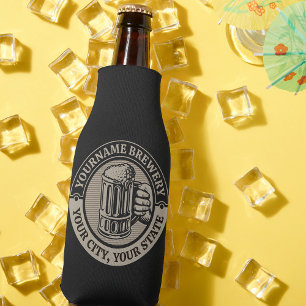 Porta-garrafa Caneca Grande Personalizada Cervejaria Nome 