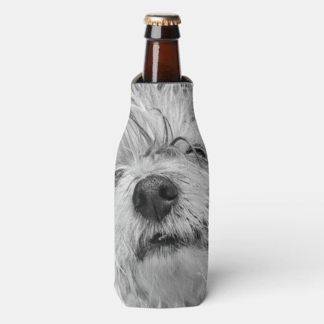 Porta-garrafa Cão Coton de Tulear (Frente da Garrafa)