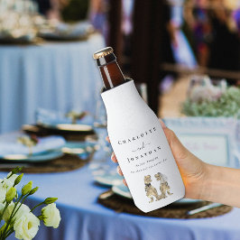 Porta-garrafa Casamento de Tema Dinossauro Personalizado