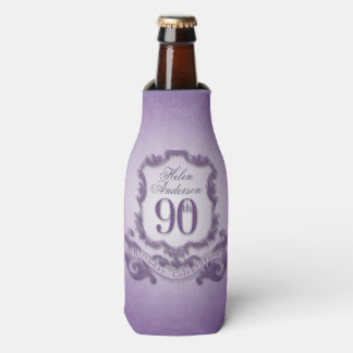 Porta-garrafa Celebração Personalizada de Aniversário de 90