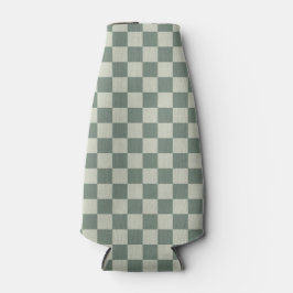 Porta-garrafa Checkerboard verde