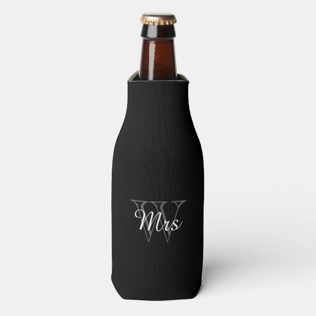 Porta-garrafa CHIC CAN COOLER_"Sra." MONOGRAM (Frente da Garrafa)