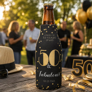 Porta-garrafa Cinquenta & Fabuloso: Festa de 50 Anos de Idade Do