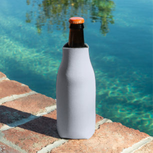 Porta-garrafa Cinza Periwinkle Branco Pálido Pastel Cor Sólida