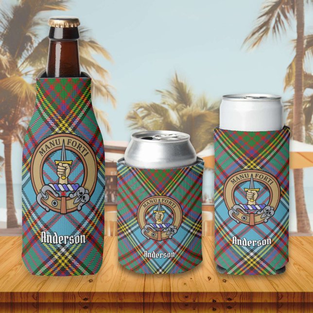 Porta-garrafa Clan Anderson Crest Bottle Cooler (Criador carregado)