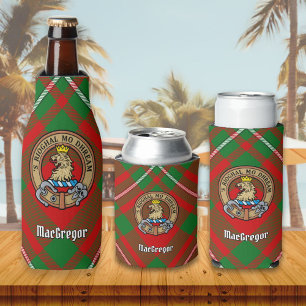Porta-garrafa Clan Gregor Crest sobre Tartan Bottle Cooler