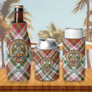 Porta-garrafa Clan MacAlister Crest over Dress Tartan