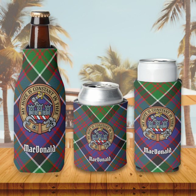 Porta-garrafa Clan MacDonald do Clanranald Crest Bottle Cooler (Criador carregado)