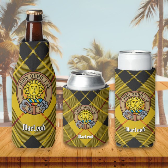 Porta-garrafa Clan MacLeod de Lewis Crest (Criador carregado)