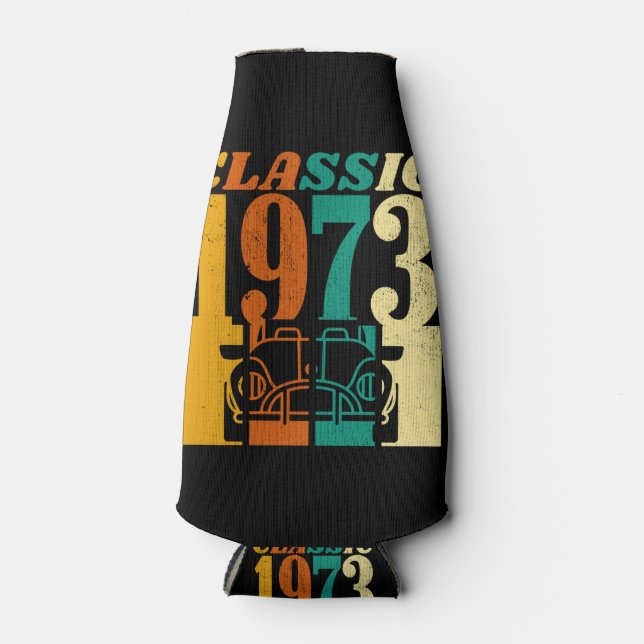 Porta-garrafa Clássico 1973 52º Aniversário (Frente)