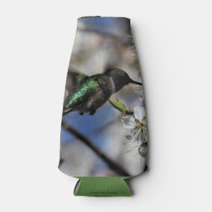 Porta-garrafa Colibri Throated do rubi fêmea