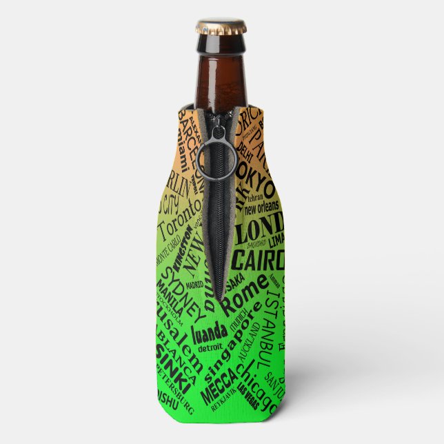 Porta-garrafa Cooler de Frasco de Design Personalizado (traseira da garrafa)