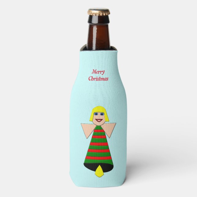 Porta-garrafa Cooler Personalizado de Garrafa Angel Bell de Nata (Frente da Garrafa)