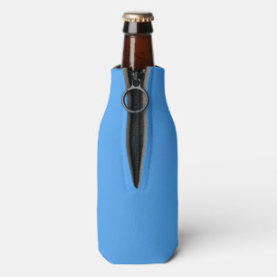Porta-garrafa Cor simples azul de raio