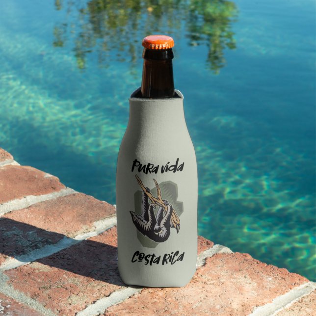 Porta-garrafa Costa Rica Souvenir Pura Vida Sloth  (Piscina in situ)