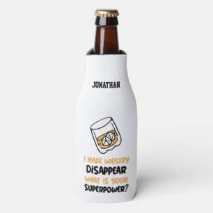 Porta-garrafa Costume Engraçado Eu Faço Whiskey Desaparecer