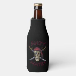 Porta-garrafa Crânio Pirata Ahoy Matey