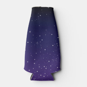 Porta-garrafa Dark Purple Starry Night Sky