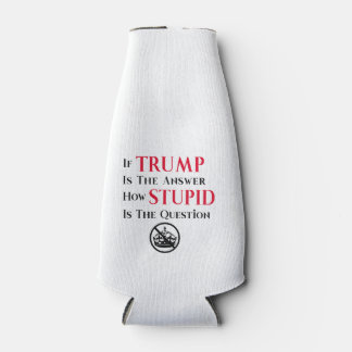 Porta-garrafa Declaração de Protesto Anti Trump Sarcástica