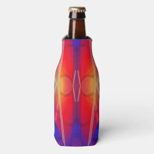 Porta-garrafa Design Abstrato Camadas Neon Winging It 