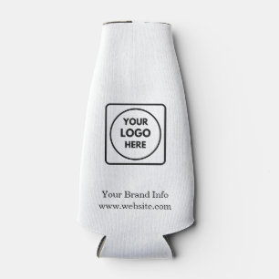 Porta-garrafa Design de Logotipo Personalizado   Minimalista Mod