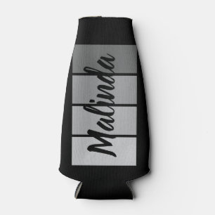 Porta-garrafa Design de Nome de Script Moderno - Minimalista Pre