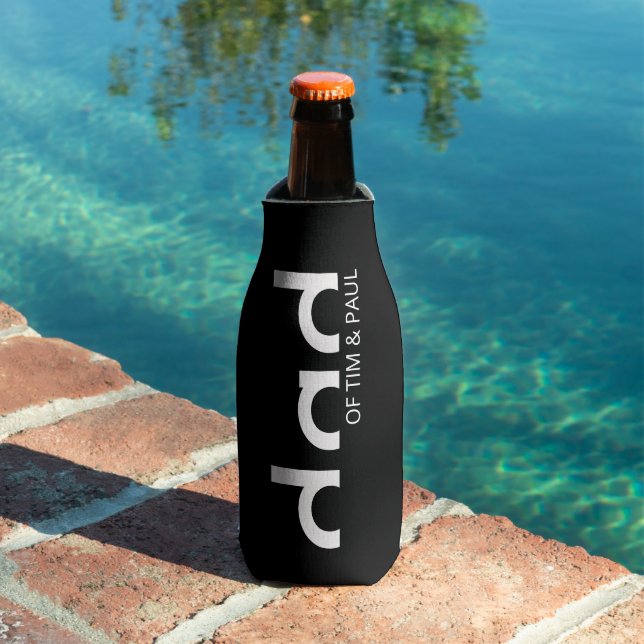 Porta-garrafa Design Simples Moderno com Nomes de Crianças (Piscina in situ)