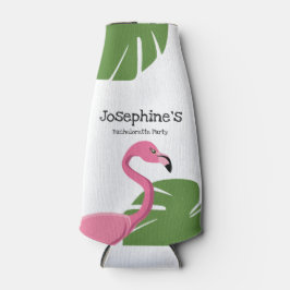 Porta-garrafa Despedida de Solteira Personalizada com Flamingo R
