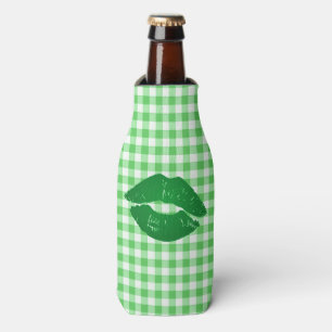 Porta-garrafa Dia de São Patrício Irlandês de Beijo Verde Gin