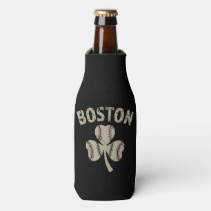 Porta-garrafa Dia de São Patrício Irlandês Trevo de Boston Antig