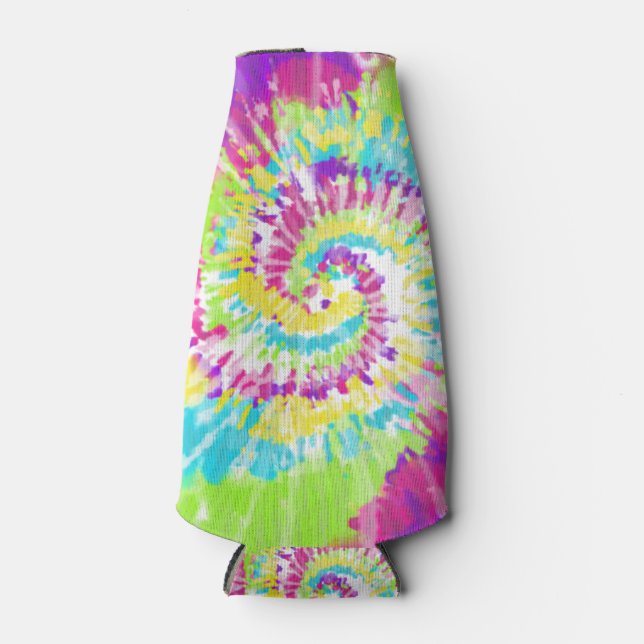 Porta-garrafa Digital Neon Tie Dye (Frente)