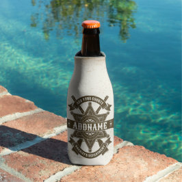 Porta-garrafa Distintivo Personalizado de Rifles do Delegado Adj