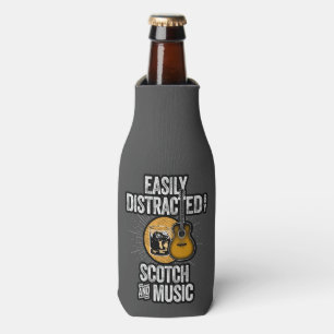 Porta-garrafa Distraído facilmente por uísque e música