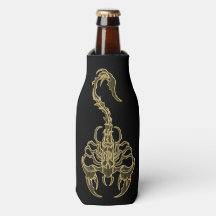 Dourado escorpião venenoso inseto muito venenoso