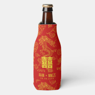 Porta-garrafa Dragão e Phoenix Dupla felicidade