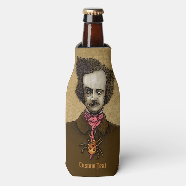 Porta-garrafa Edgar com Inseto Dourado (Frente da Garrafa)