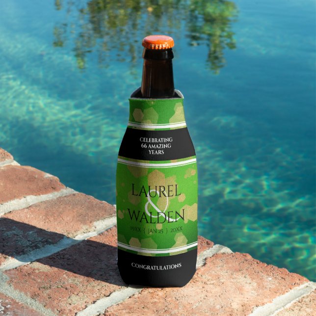 Porta-garrafa Elegante 66º aniversário de casamento de Titanite (Piscina in situ)