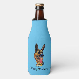 Porta-garrafa Engraçada Garrafa de German shepherd de Cartoon