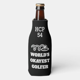Porta-garrafa Engraçado refrigerador de cerveja de golfe com núm