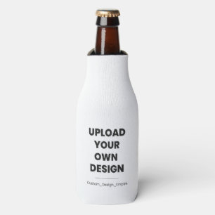 Porta-garrafa Envie Seu Próprio Design Aqui Modelo Personaliza