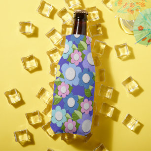 Porta-garrafa Estilos de Feltro Cor Azul Cor-de-Rosa e Púrpura F