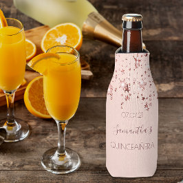 Porta-garrafa Estrelas de cobre de rosa de Quinceanera pingam br